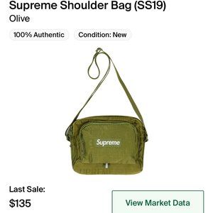 Olive Supreme Shoulder Bag SS19